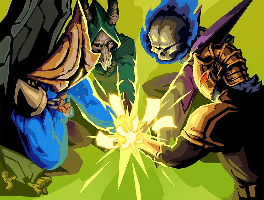 Huddle Up card artwork