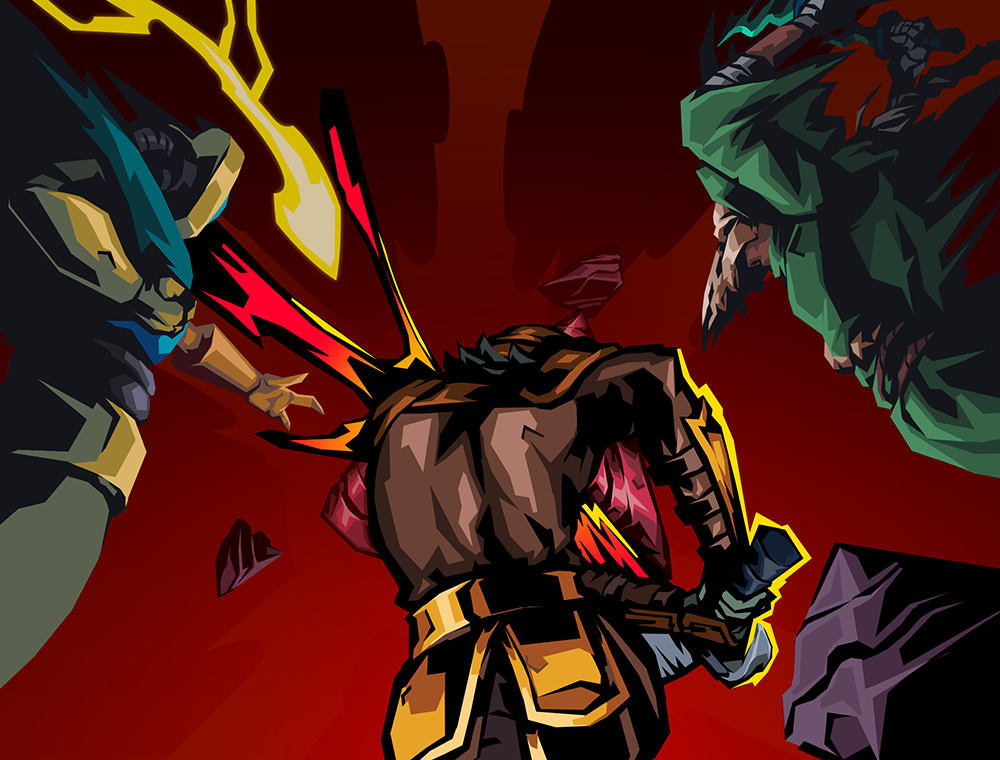 Knockdown card artwork